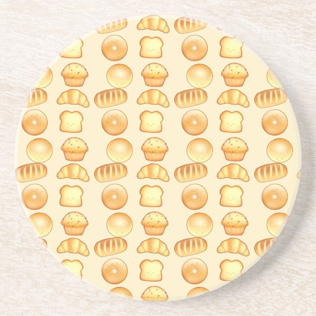 Bakery Bread Treats Coaster (Front)