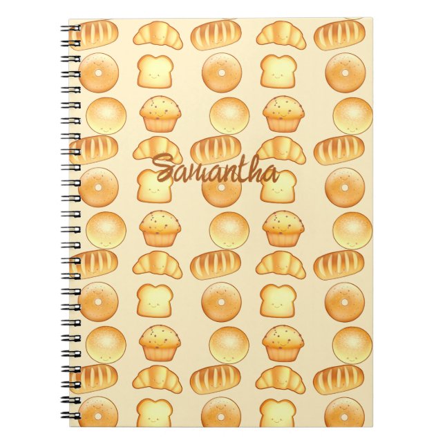 Bakery Bread Treats Notebook (Front)