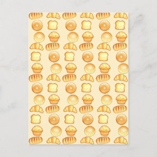 Bakery Bread Treats Postcard