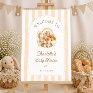 Bakery Bun In The Oven Baby Shower Welcome Foam Board