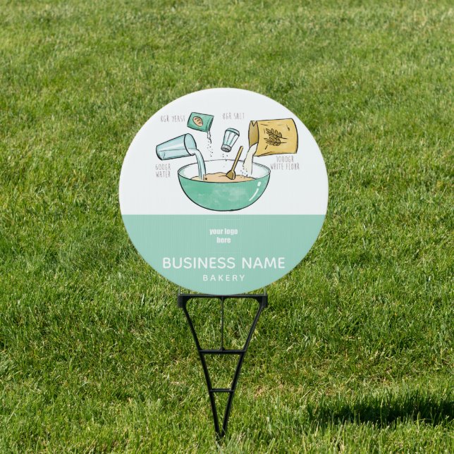 Bakery Business Bread Recipe Logo Sign (Insitu)
