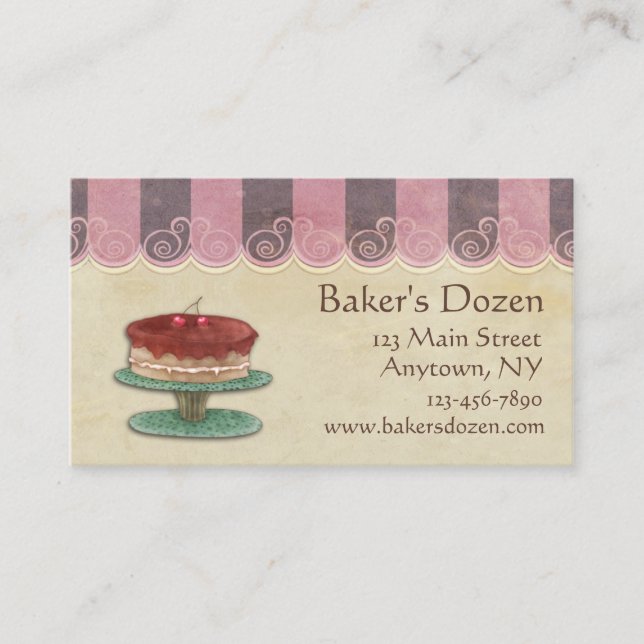 Bakery Business Card (Front)