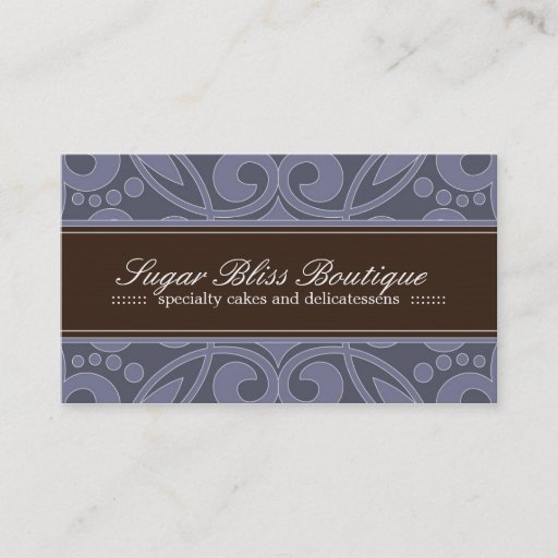 Customizable Bakery Business Card