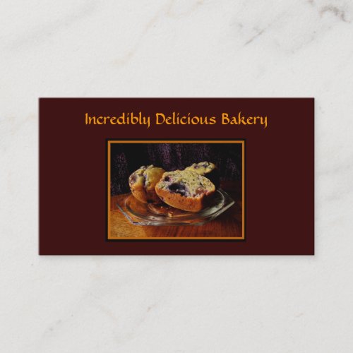 Bakery Business Card Template