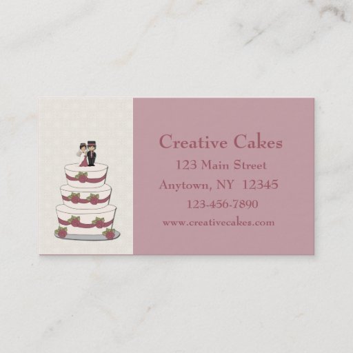 Customizable Bakery Business Card
