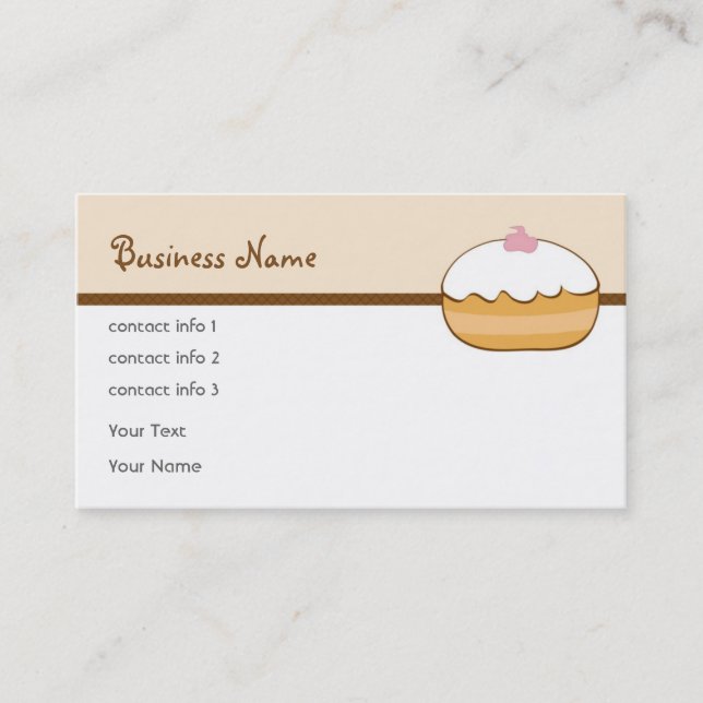 Bakery Business Card (Front)