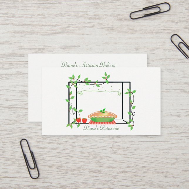 Bakery Business Card (Front/Back In Situ)