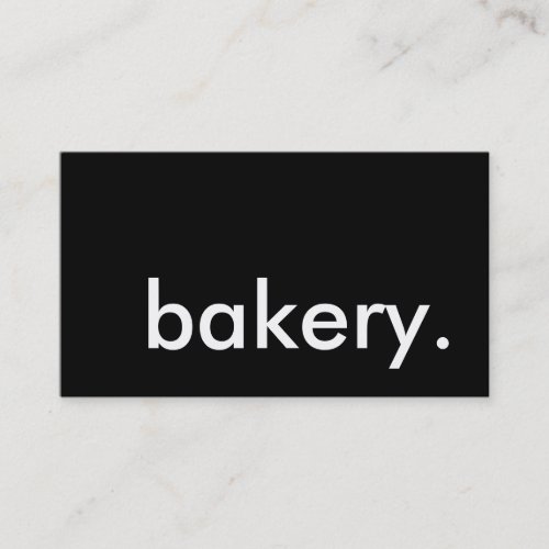 bakery. business card template