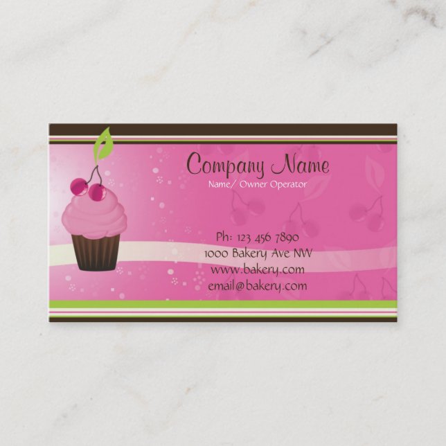 bakery business card (Front)