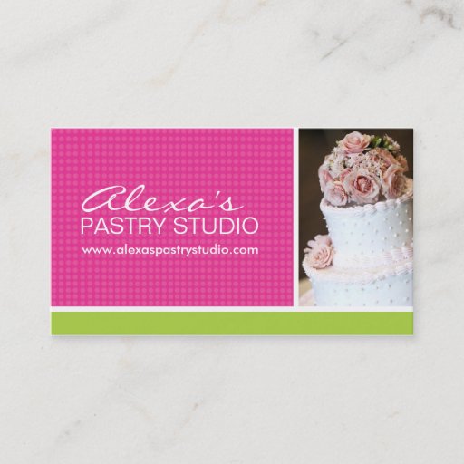 Customizable Bakery Business Card