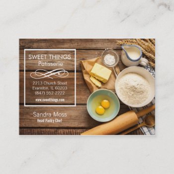 Bakery Business Card by SharonCullars at Zazzle