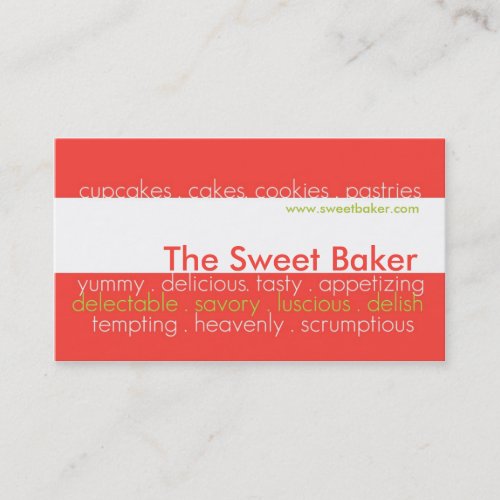 Bakery Business Cards