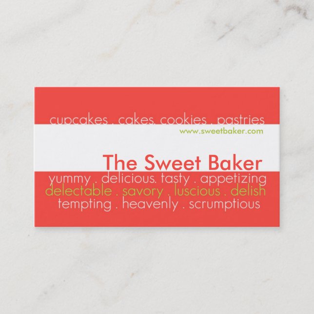 Bakery Business Card (Front)