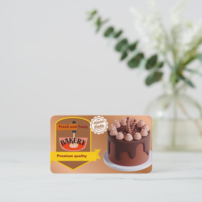 bakery business card (Standing Front)