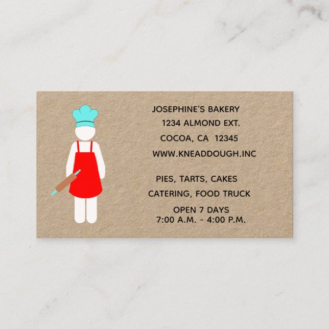 Bakery Business Card (Front)