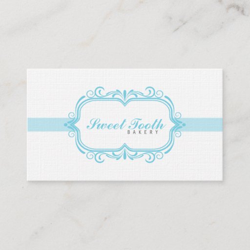 Customizable Bakery Business Card