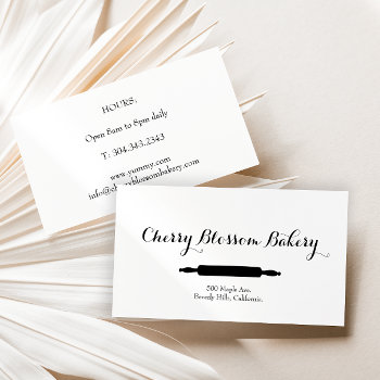 Bakery Business Card  Catering Business Card by freshpaperie at Zazzle