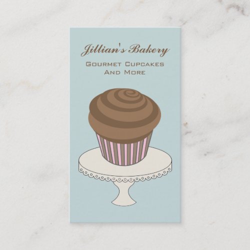 Bakery Business Card _ Chocolate Cupcake