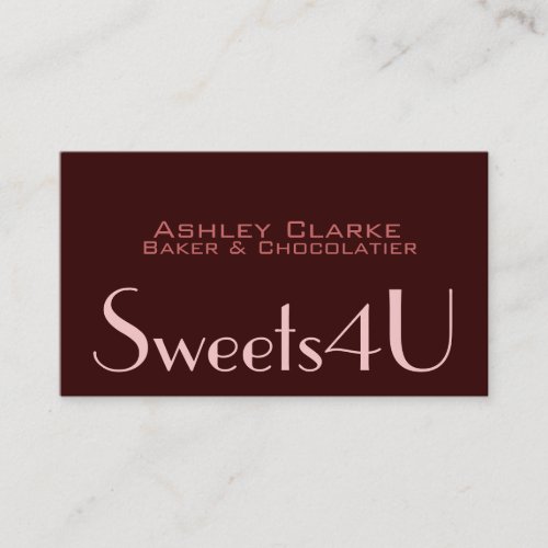 Bakery Business Card Logo