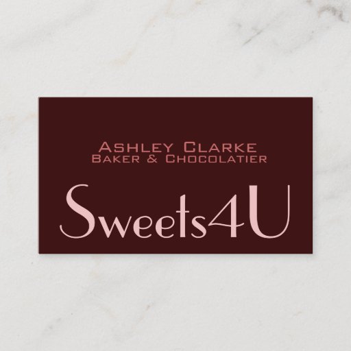 Customizable Bakery Business Card Logo
