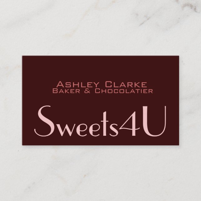 Bakery Business Card Logo (Front)