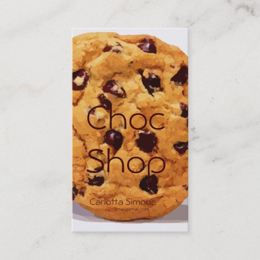 Customizable Bakery Business Cards