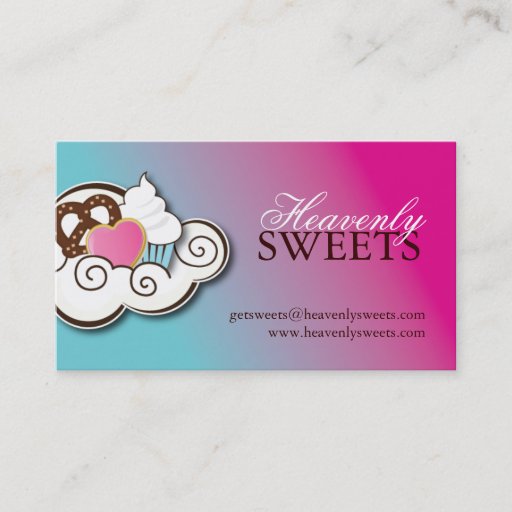 Customizable Bakery Business Cards