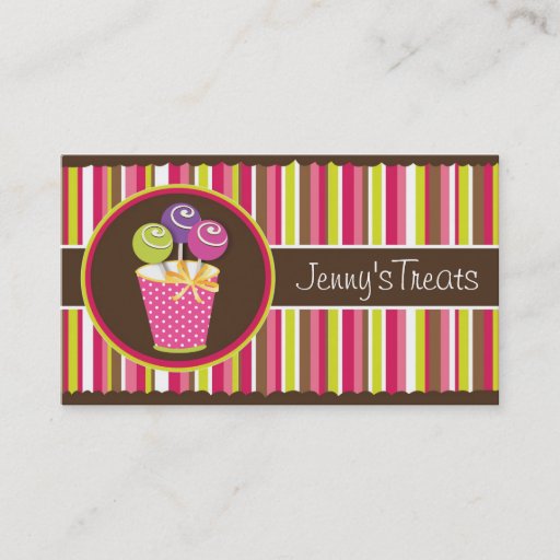 Customizable Bakery Business Cards