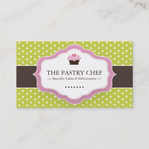 Customizable Bakery Business Cards