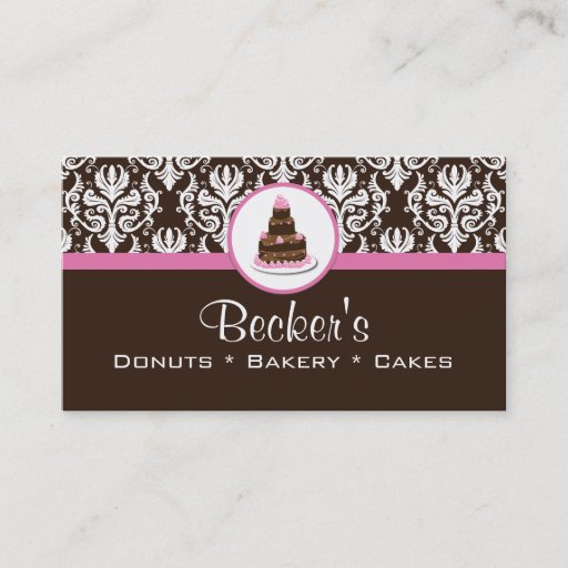 Customizable Bakery Business Cards