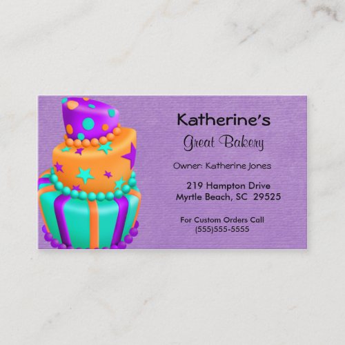 Bakery Business Cards