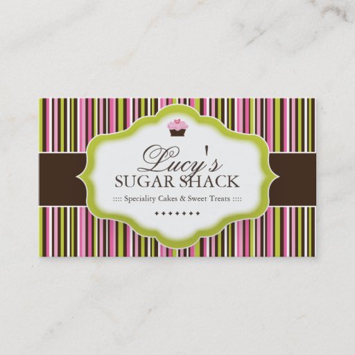 Customizable Bakery Business Cards