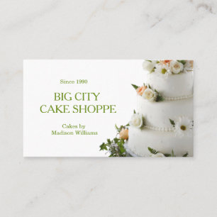 Bakery Business  Elegant Cake  Card