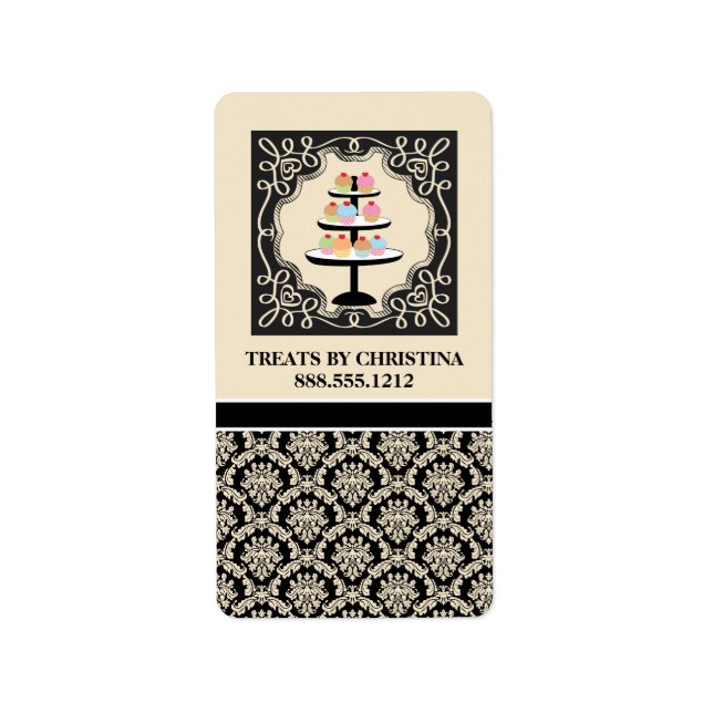 Bakery Business Product Labels {Cakes} (Front)