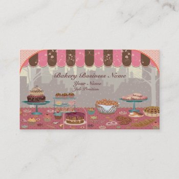 Bakery Business Shop Business Card by zlatkocro at Zazzle