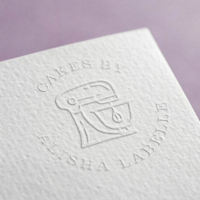 Bakery Business Stand Mixer Logo Cakes By Embosser (Creator Uploaded)