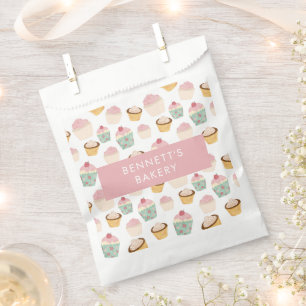 Bakery Cafe Cupcake Business Takeaway Favor Bag