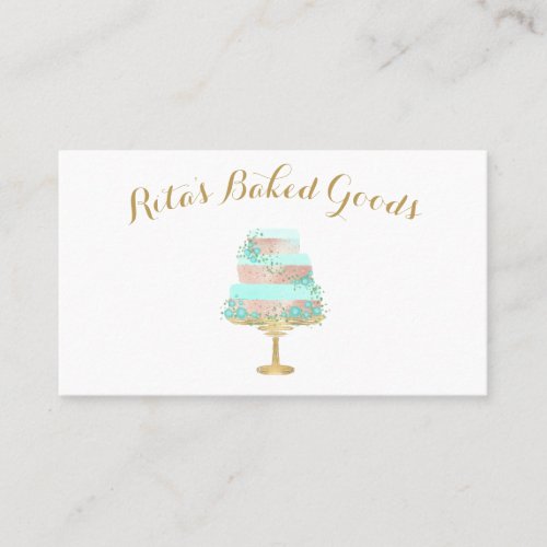 Bakery Cake Business Card