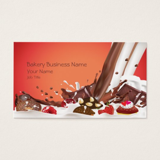 Bakery Cakes Business Business Card