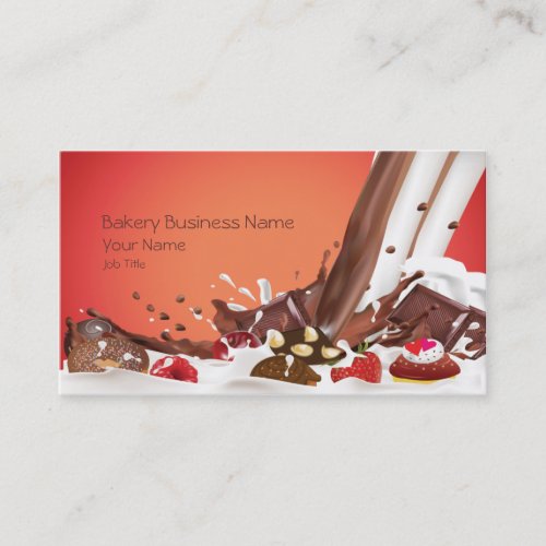 Bakery Cakes Business Business Card