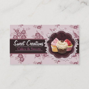 Bakery/Cakes/Sweets Creations Business Card