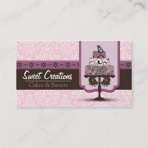 Bakery/Cakes/Sweets Creations Business Card Template