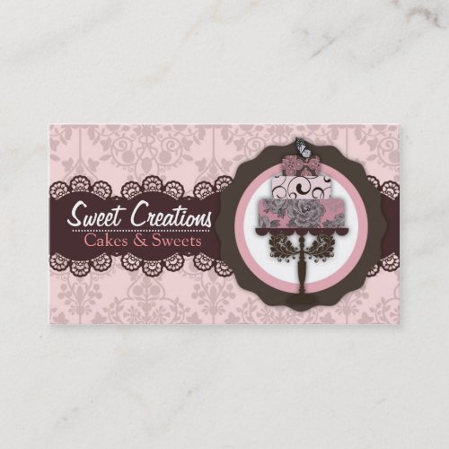 Bakery/Cakes/Sweets Creations Business Card