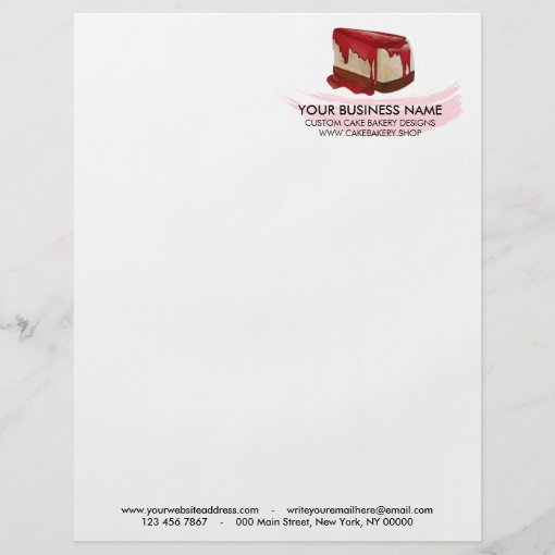 Bakery Cheese Cake Order Form Flyer | Zazzle