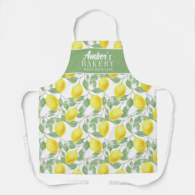 Bakery Chef Apron with wreath (Front)