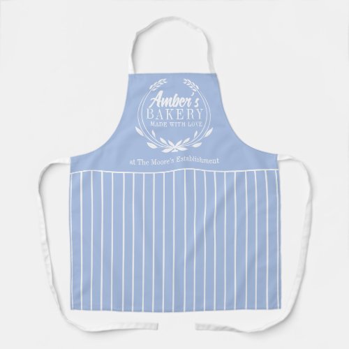 Bakery Chef Apron with wreath