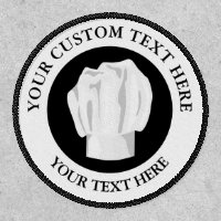 Bakery Chef Hat Custom Text Logo Icon