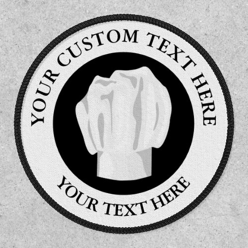 Bakery Chef Hat Custom Text Logo Icon Patch