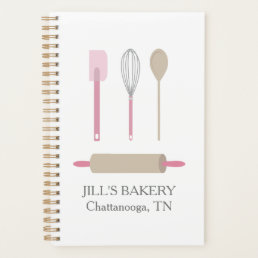 Bakery Chef Pink Kitchen Tool Food Business Bakery Planner