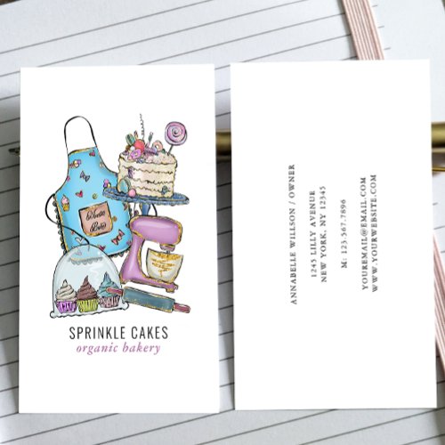 Bakery Colorful Modern Business Card